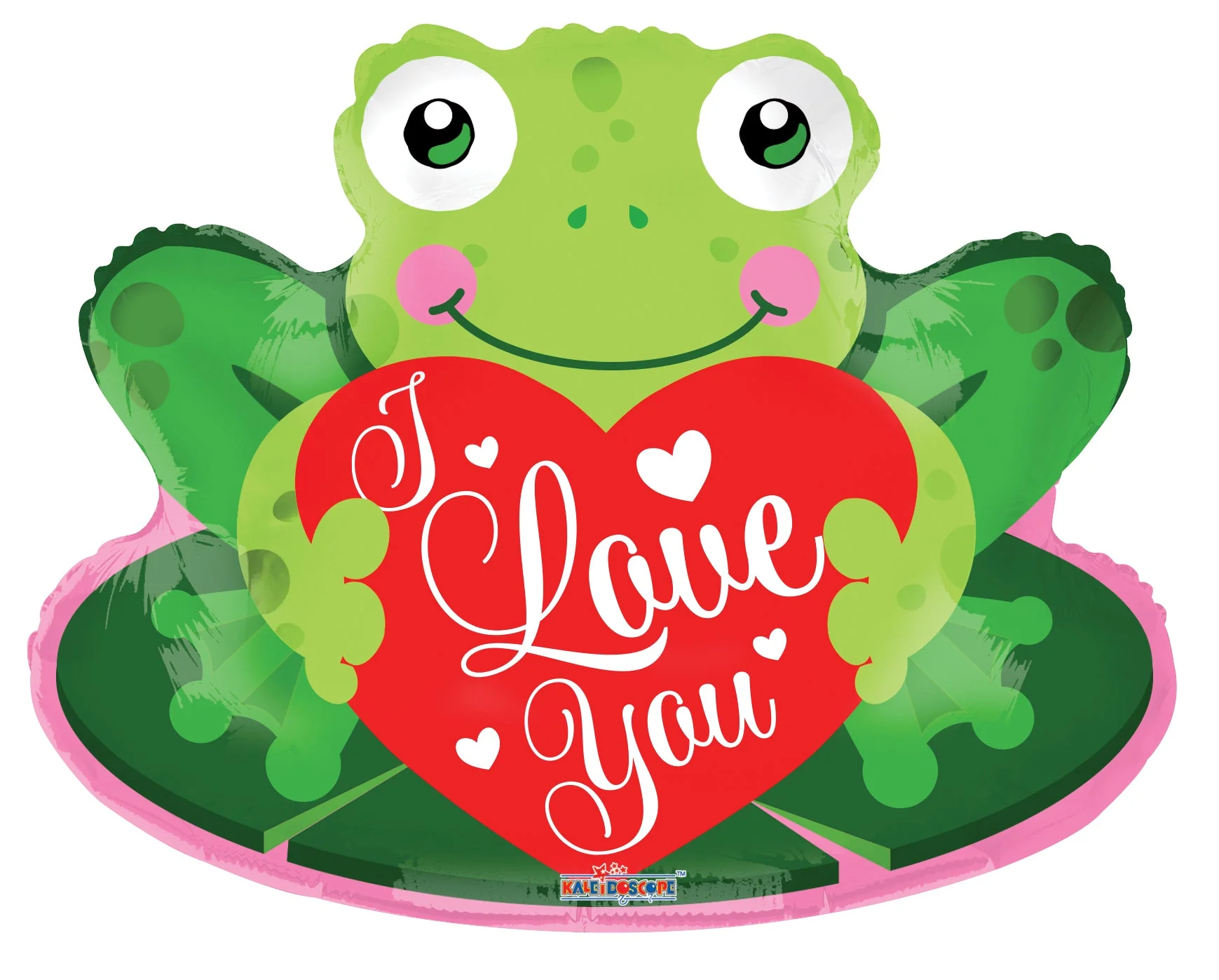 28" Green Frog Shape Balloon