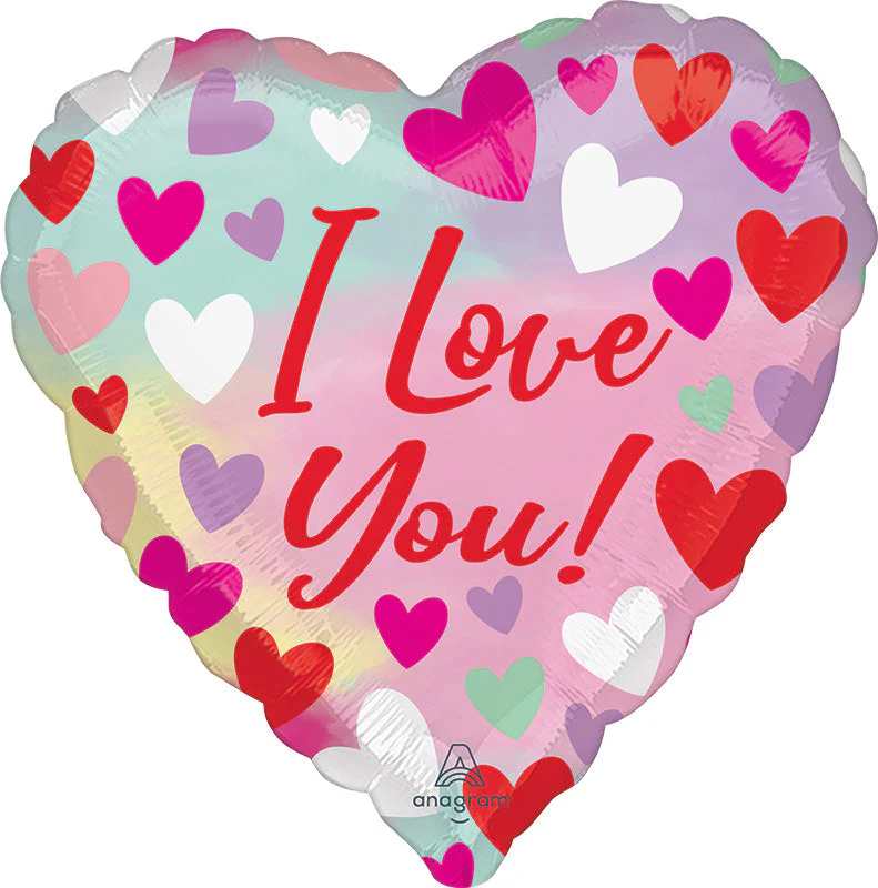 28" Jumbo Pastel Love Foil Balloon