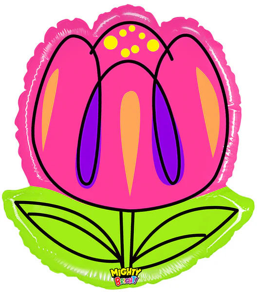 28" Mighty Bright Shape Balloon Mighty Bright Tulip