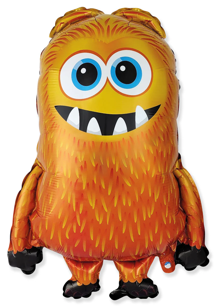 29" Monster Orange Foil Balloon