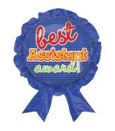 30" Best Assistant Award Balloon