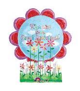 30" Great Assistant Floral Fence Balloon - Image 2