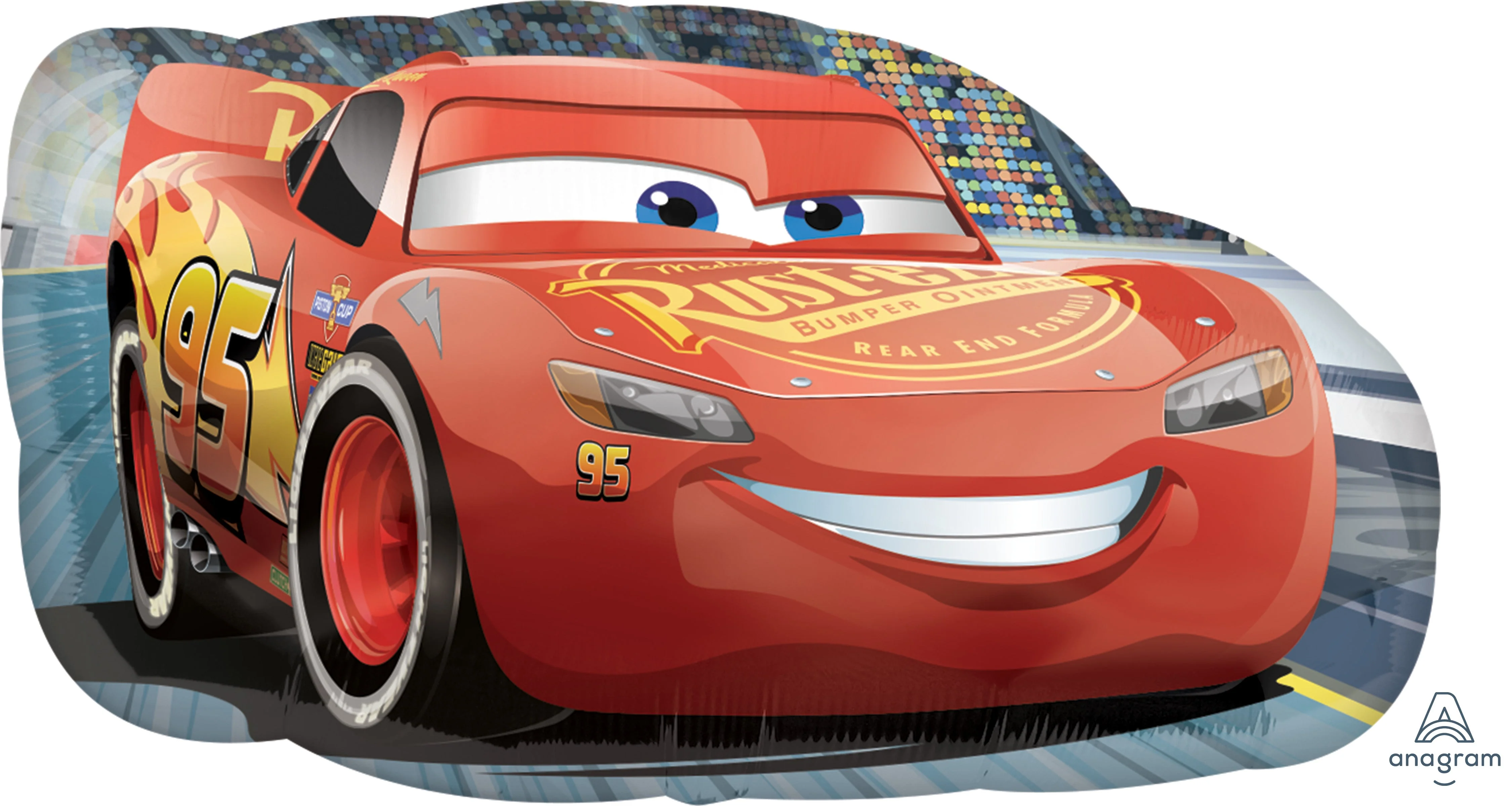 30" Jumbo Cars Lightning McQueen Balloon