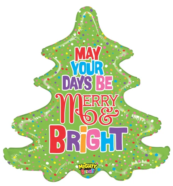 30" Mighty Bright Shape Mighty Christmas Tree Balloon