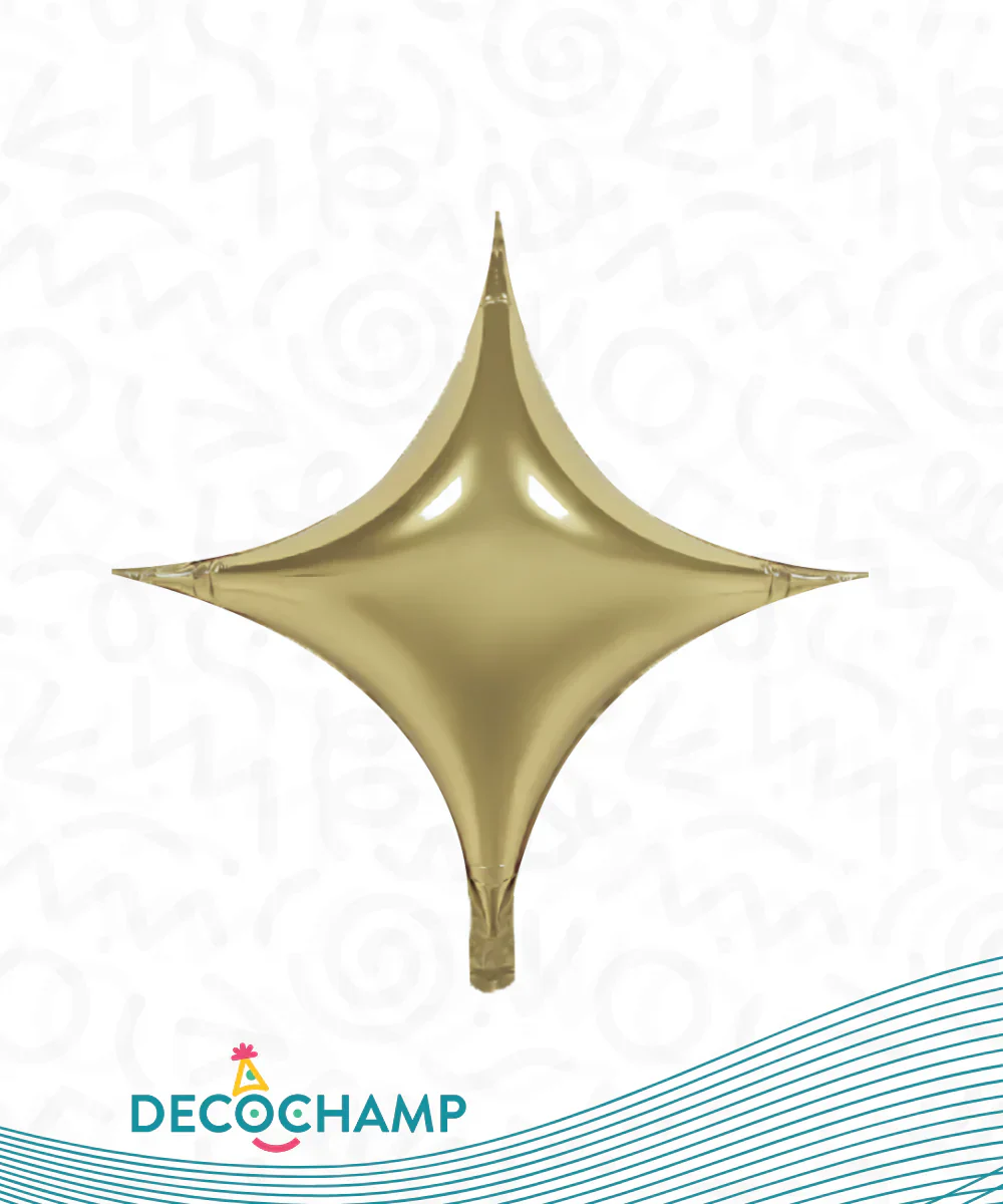 30" Decochamp Brand Deco Starpoint Champagne Balloon