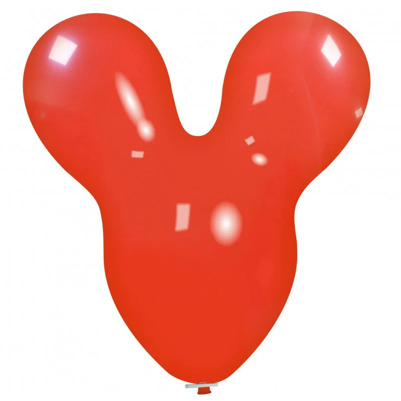 30" Mouse Cattex Brand Standard Light Red Latex Balloons
