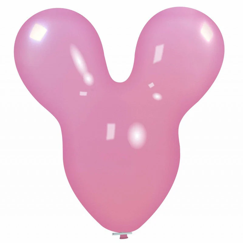 30" Mouse Cattex Brand Standard Pink Latex Balloons