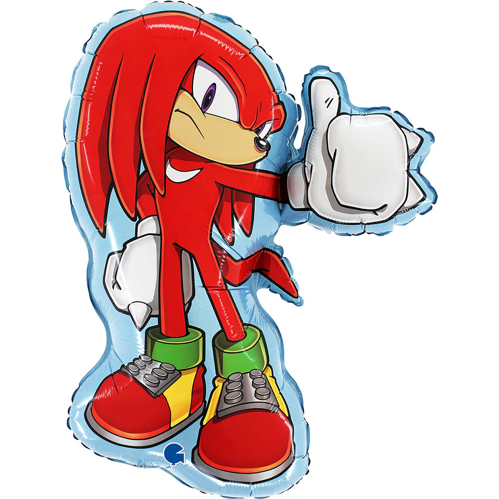 30" Sonic The Hedgehog Knuckles Foil Balloon