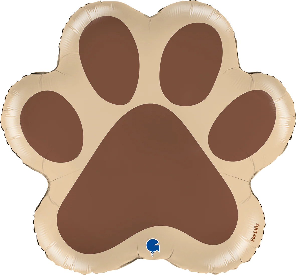 31" Dog Paw Foil Balloon