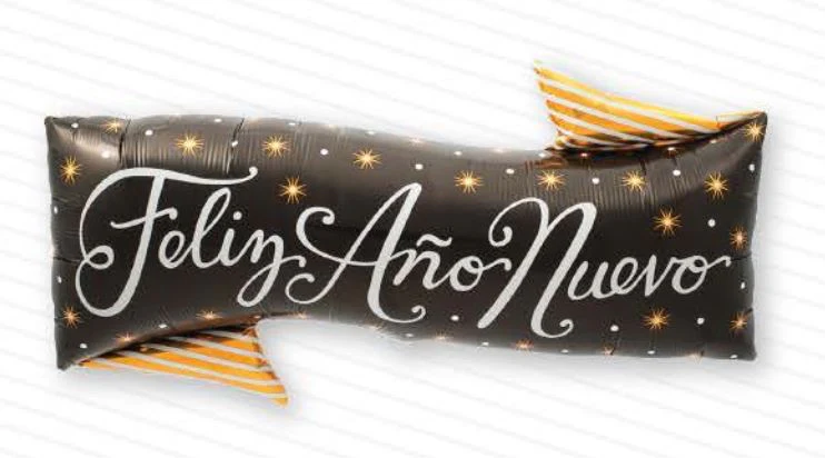 31" Feliz Año Nuevo Banner Balloon (Spanish)