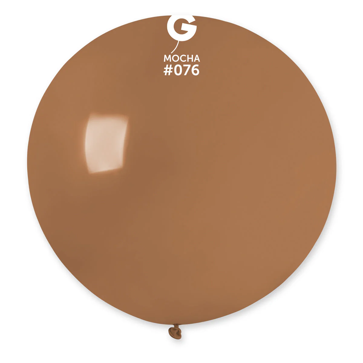 31" Gemar Latex Balloons (Pack of 1) Giant Balloon Mocha