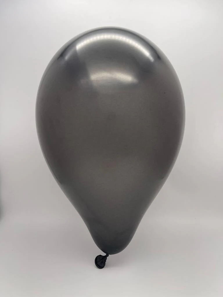 31" Gemar Latex Balloons (Pack of 1) Giant Metallic Black - Image 2