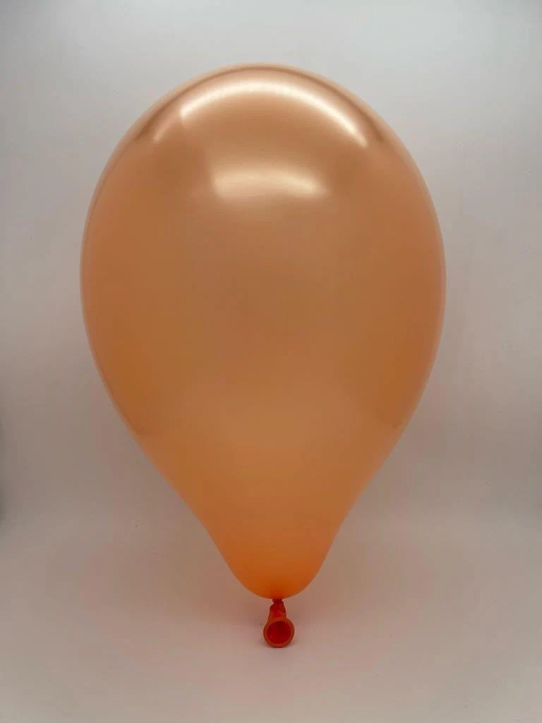 31" Gemar Latex Balloons (Pack of 1) Giant Metallic Orange - Image 2