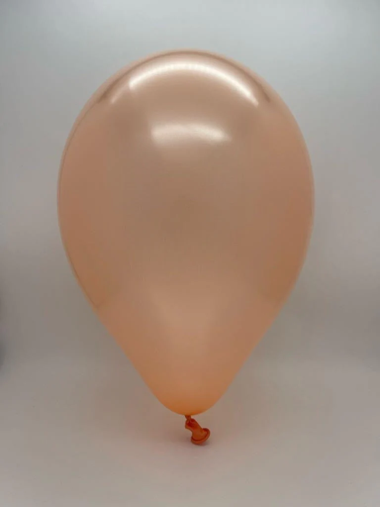 31" Gemar Latex Balloons (Pack of 1) Giant Metallic Peach - Image 2
