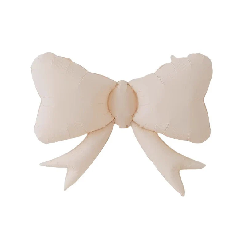 31" Matte Apricot Bowknot Foil Balloon