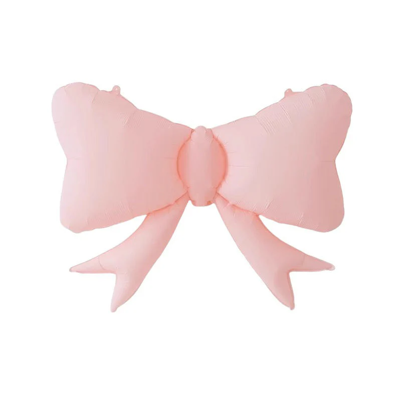 31" Matte Pink Bowknot Foil Balloon