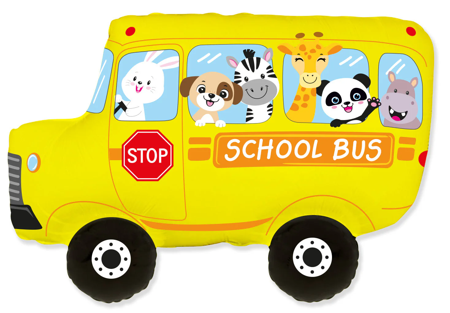 31" School Bus Foil Balloon