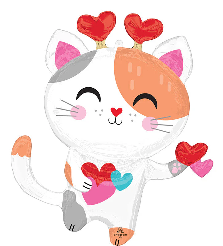 31" SuperShape Purr-Fect Kitty Foil Balloon