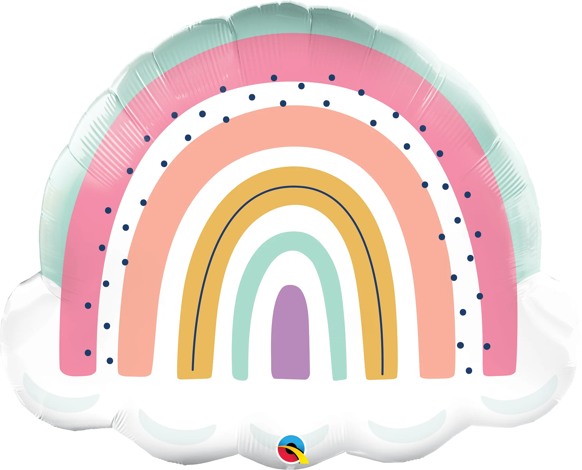 32" Boho Rainbow Foil Balloon
