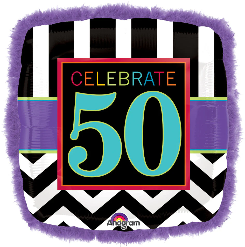 32" Doo Dad Birthday Celebration 50 Balloon