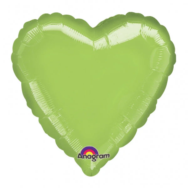 32" Large Balloon Lime Heart