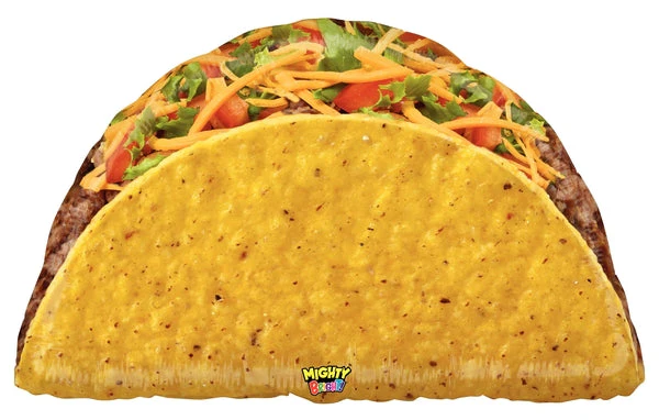 32" Mighty Bright Shape Mighty Taco Foil Balloon