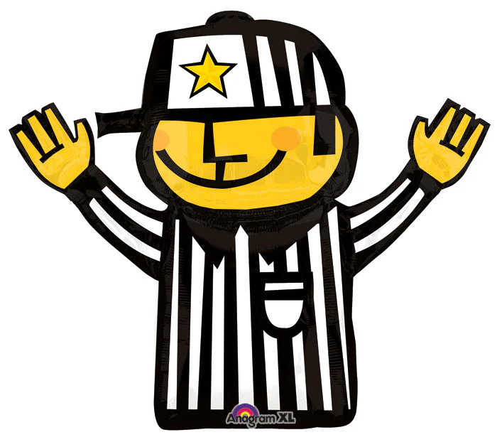 32" Football Referee SuperShape Balloon