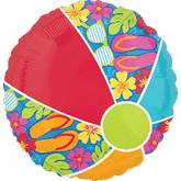 32" Summer Splash Beach Ball Balloon