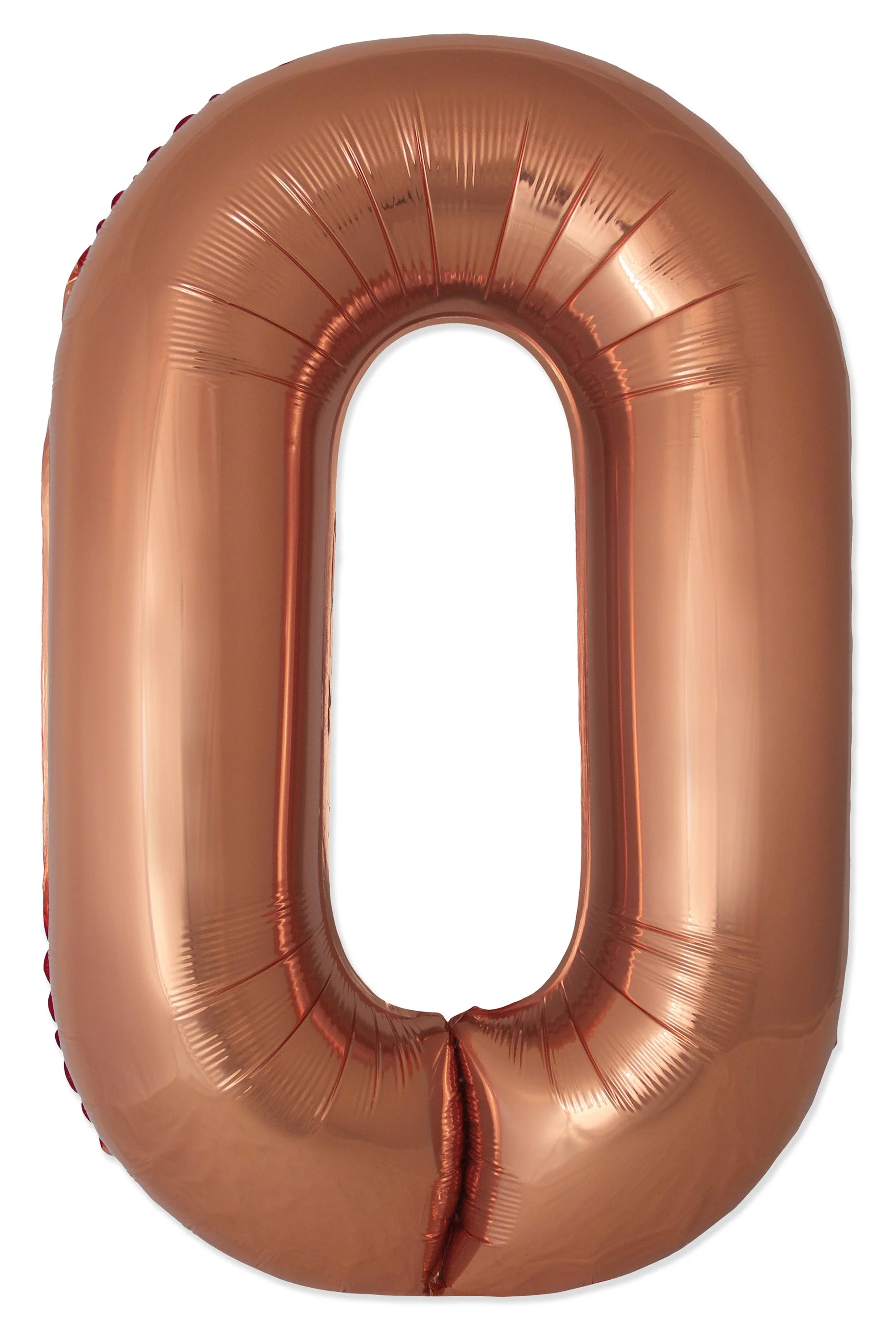 32" Inflated (40" Uninflated Approx) Number "0" Slimmer Design Bronze Brand Flexmetal