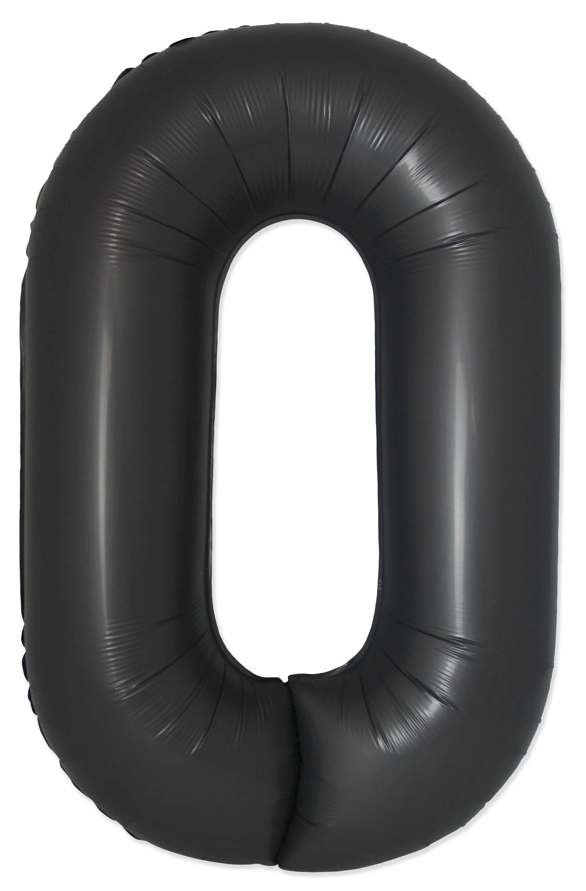 32" Inflated (40" Uninflated Approx) Number "0" Slimmer Design Satin Black Brand Flexmetal