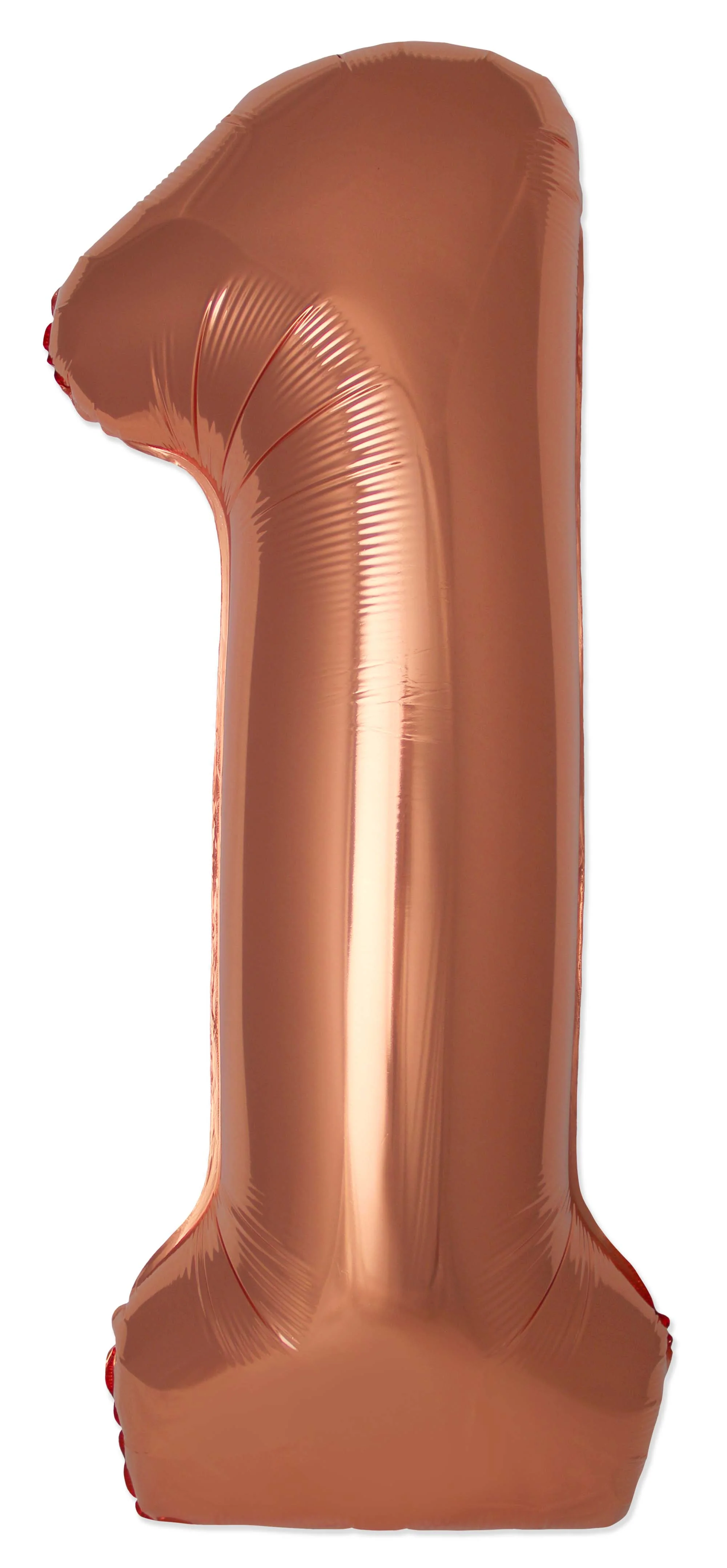 32" Inflated (40" Uninflated Approx) Number "1" Slimmer Design Bronze Brand Flexmetal