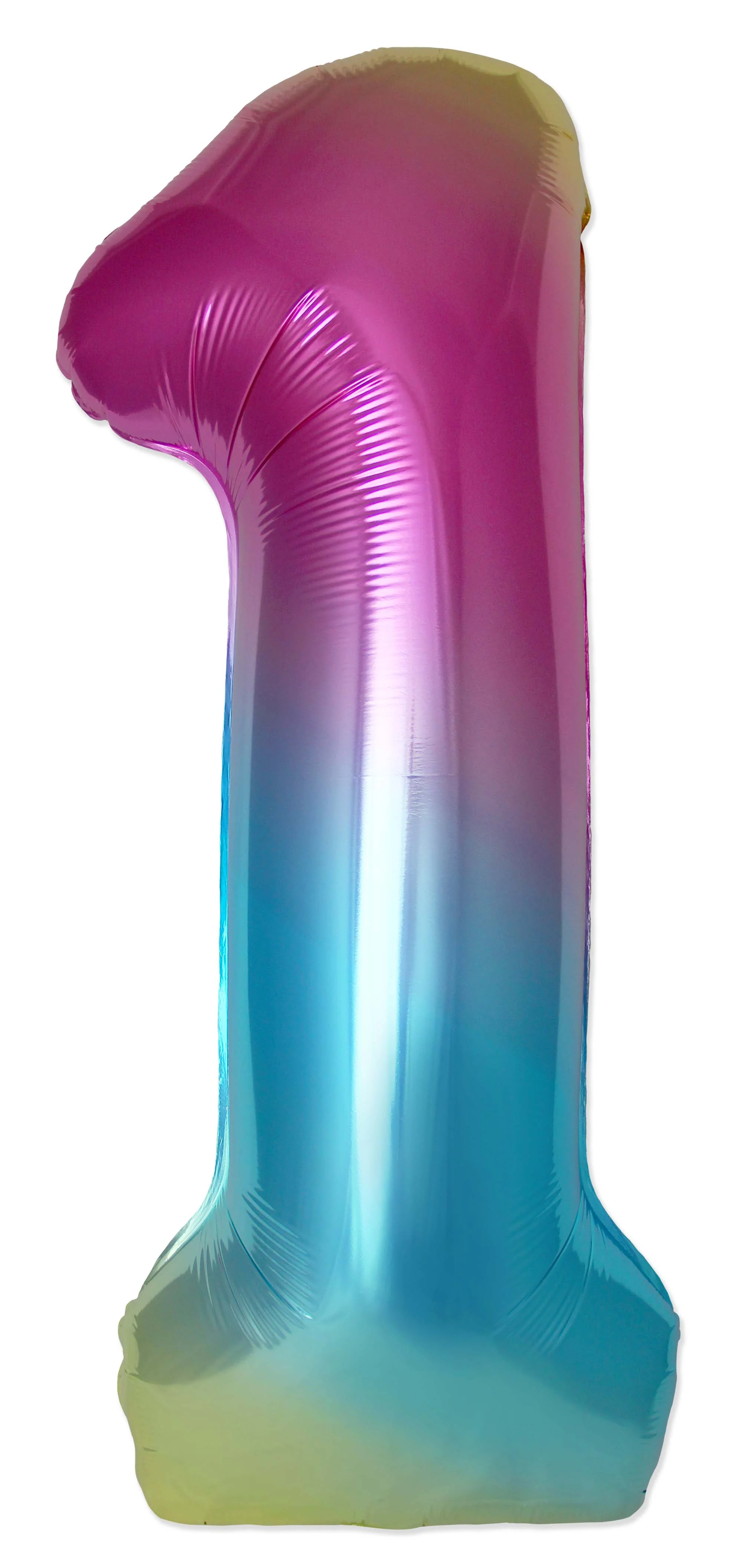 32" Inflated (40" Uninflated Approx) Number "1" Slimmer Design Gradient Brand Flexmetal