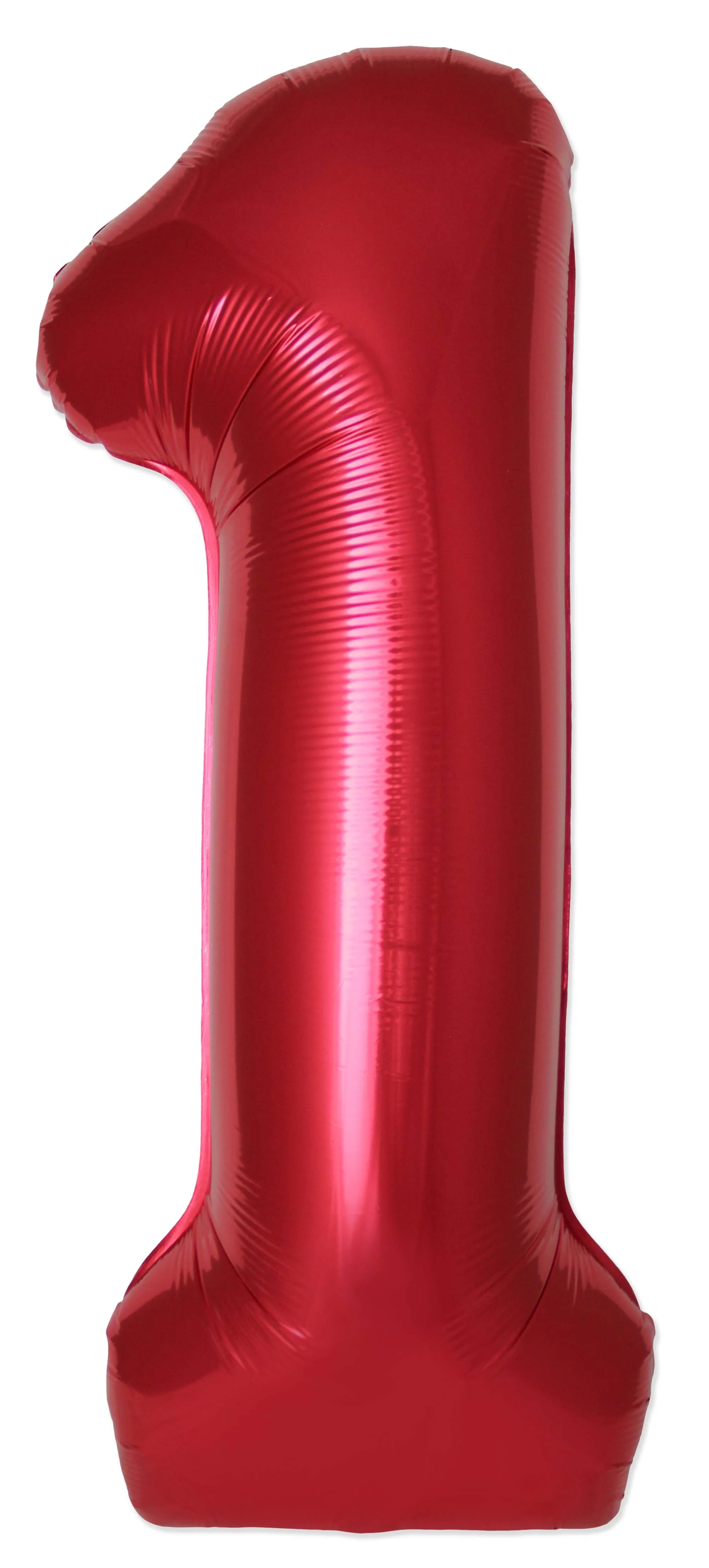 32" Inflated (40" Uninflated Approx) Number "1" Slimmer Design Red Brand Flexmetal