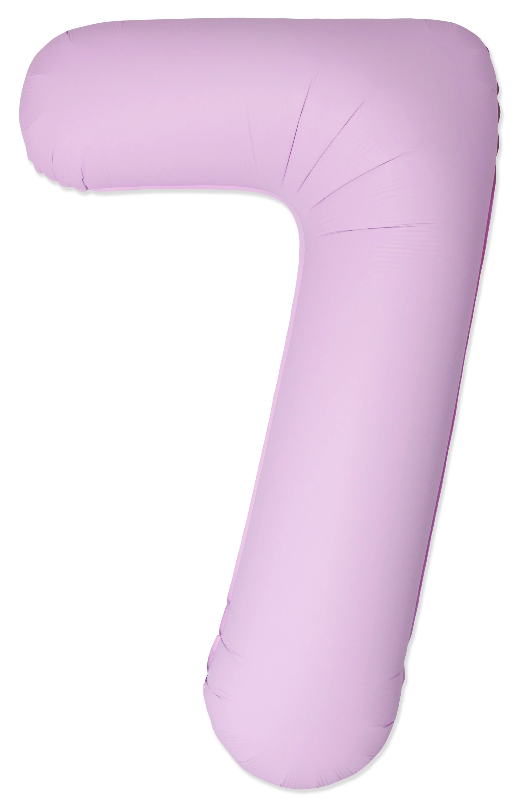 32" Inflated (40" Uninflated Approx) Number "7" Slimmer Design Matte Pink Brand Flexmetal