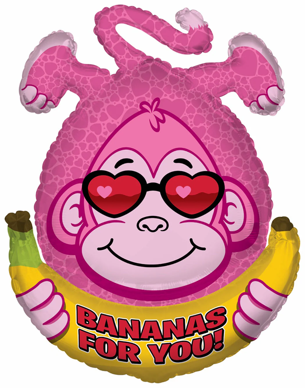 32" Jumbo Bananas For You Foil Balloons