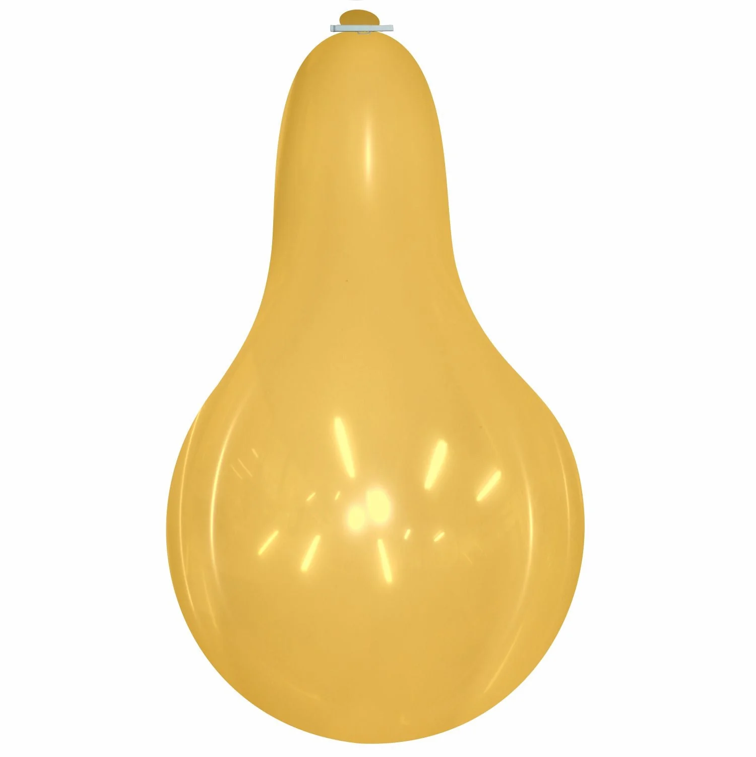 32" Longneck Cattex Brand Crystal Orange Latex Balloons