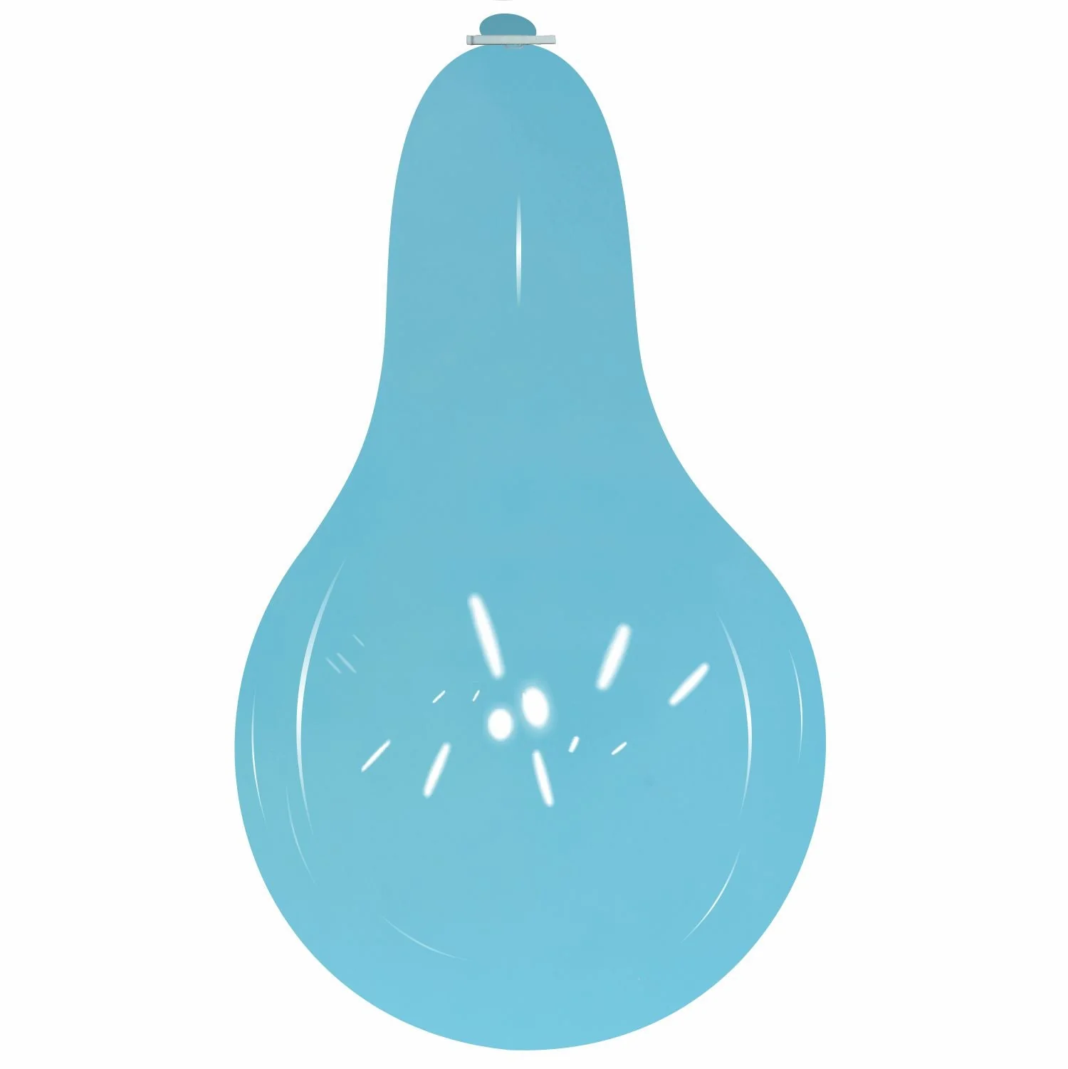 32" Longneck Cattex Brand Standard Sky Blue Latex Balloons
