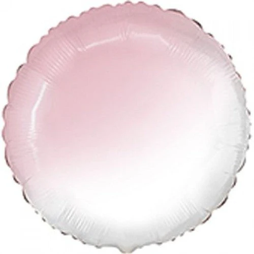 32" Ultra Baby Gradient Pink Round/Circle Solid Color Foil Balloons Brand Flexmetal