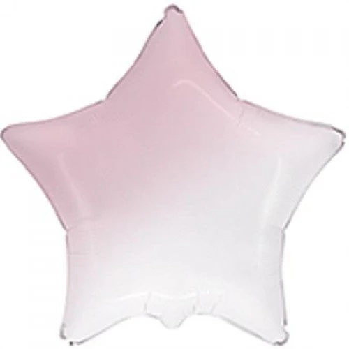 32" Ultra Baby Gradient Pink Star Solid Color Foil Balloons Brand Flexmetal
