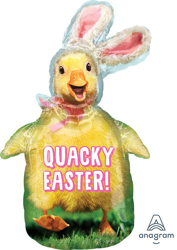 33" Avanti Quacky Easter SuperShape Foil Balloon