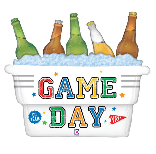 33" Shape Packaged Game Day Cooler Foil Balloon