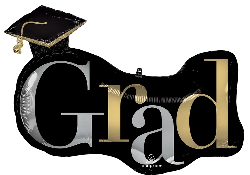 33" Graduation Jumbo Class Dismissed Foil Balloon