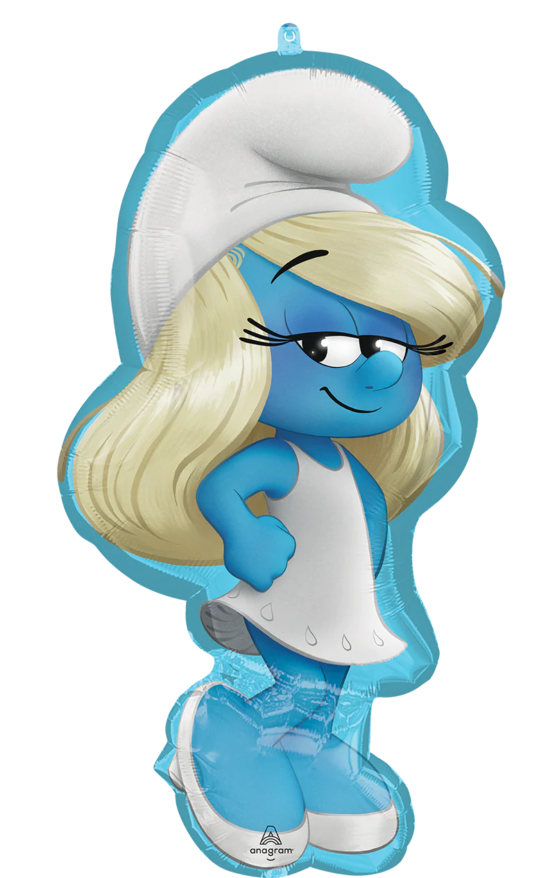 33" SuperShape Smurfs Movie Foil Balloon