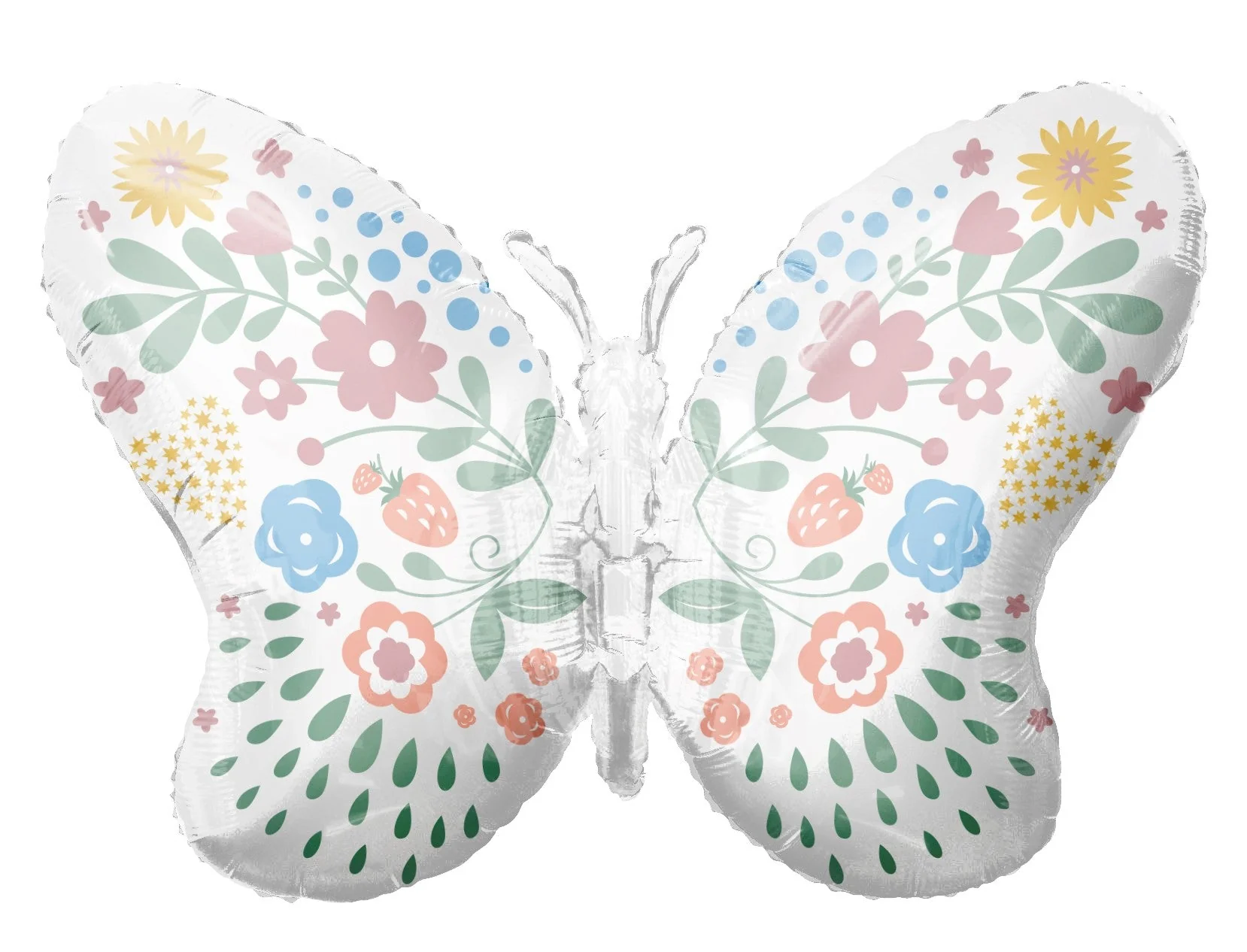 34" Lovely Butterfly Foil Balloon