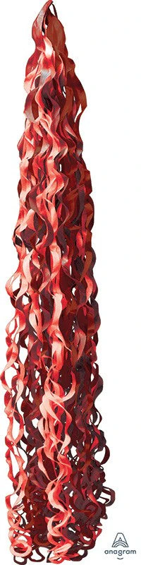34" X 6" Twirlz Balloon Tail Red