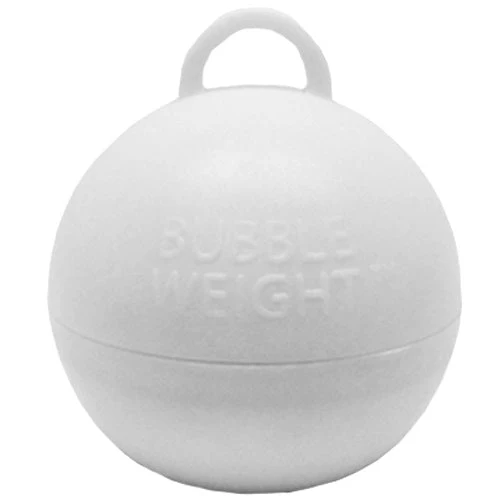 35 gram Bubble Balloon Weight: White ( 10 piece )