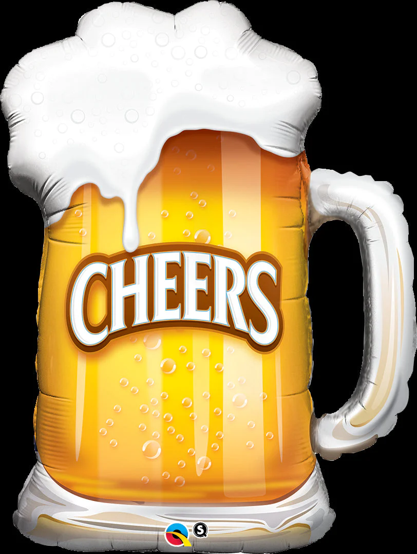 35" Cheers! Beer Mug Balloon