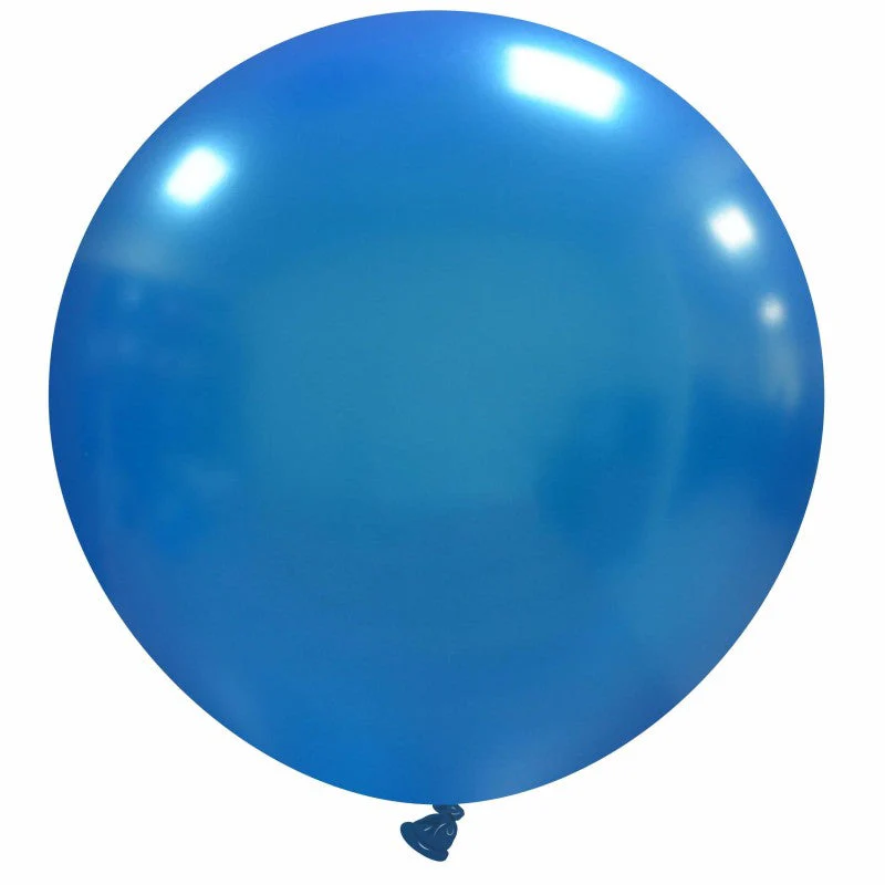 36" Cattex Brand Premium Metal Dark Blue Latex Balloons