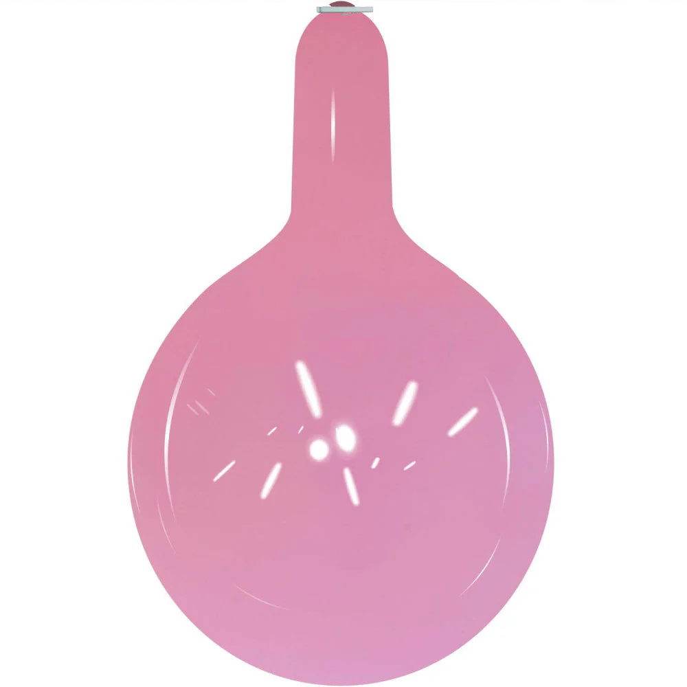 35" Longneck Cattex Brand Standard Pink Latex Balloons