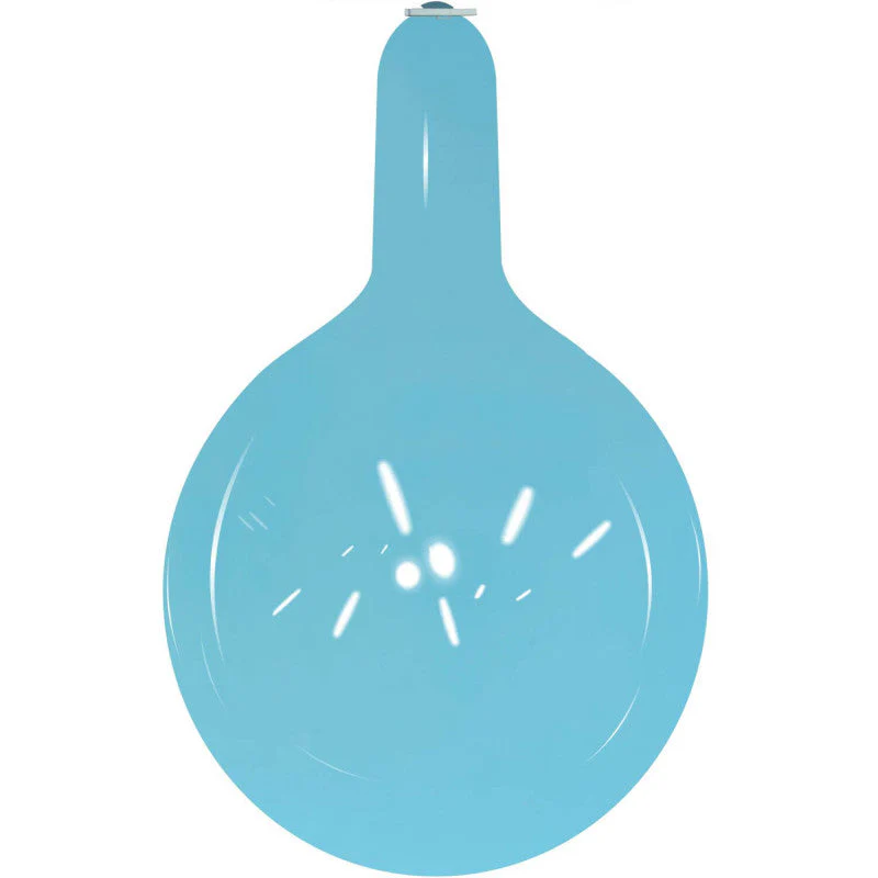 35" Longneck Cattex Brand Standard Sky Blue Latex Balloons